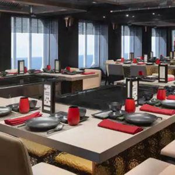 Japanese dinner on cruise