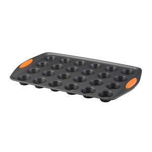 Meyer - Rachael Ray Oven Lovin' Non-Stick 24-Cup Mini Muffin Pan, Orange