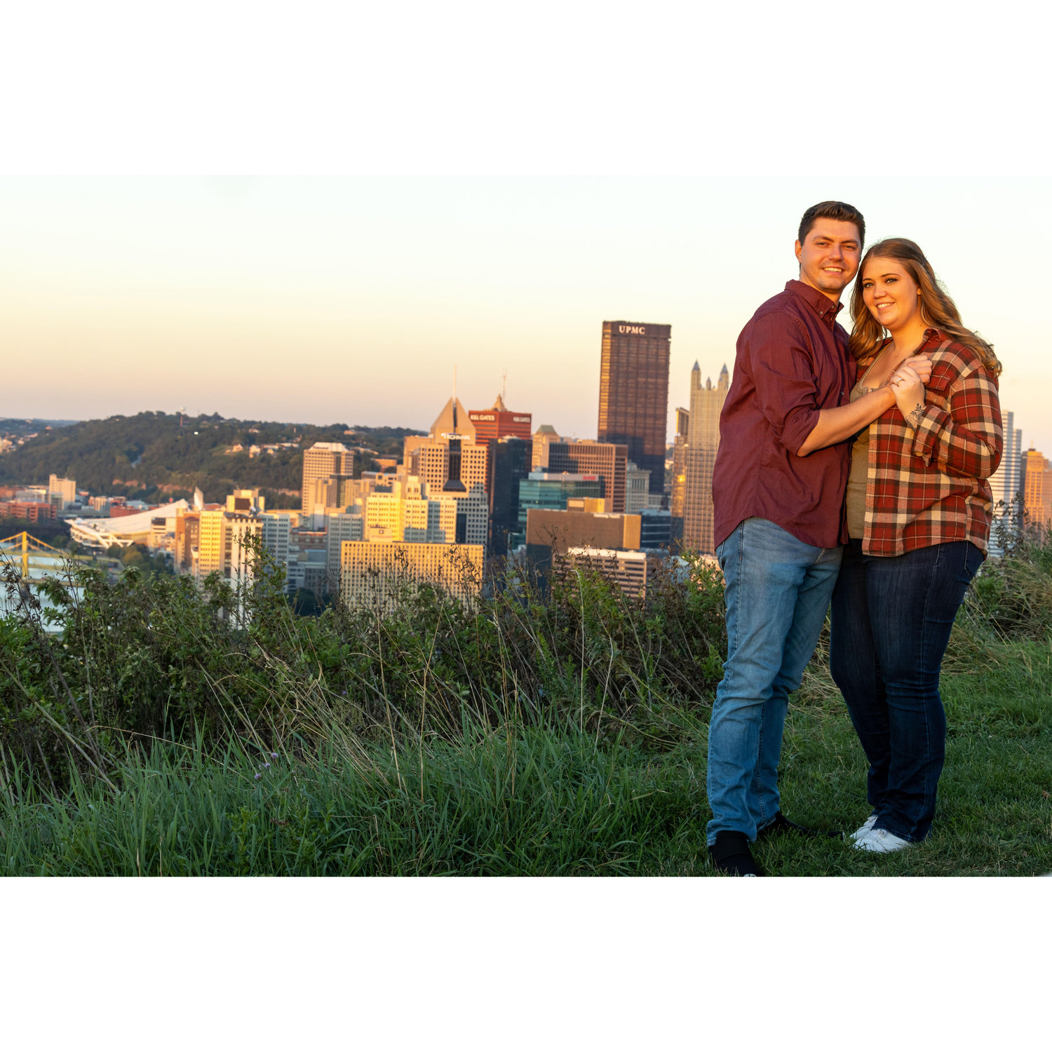 Engagement Photo on Mt. Washington