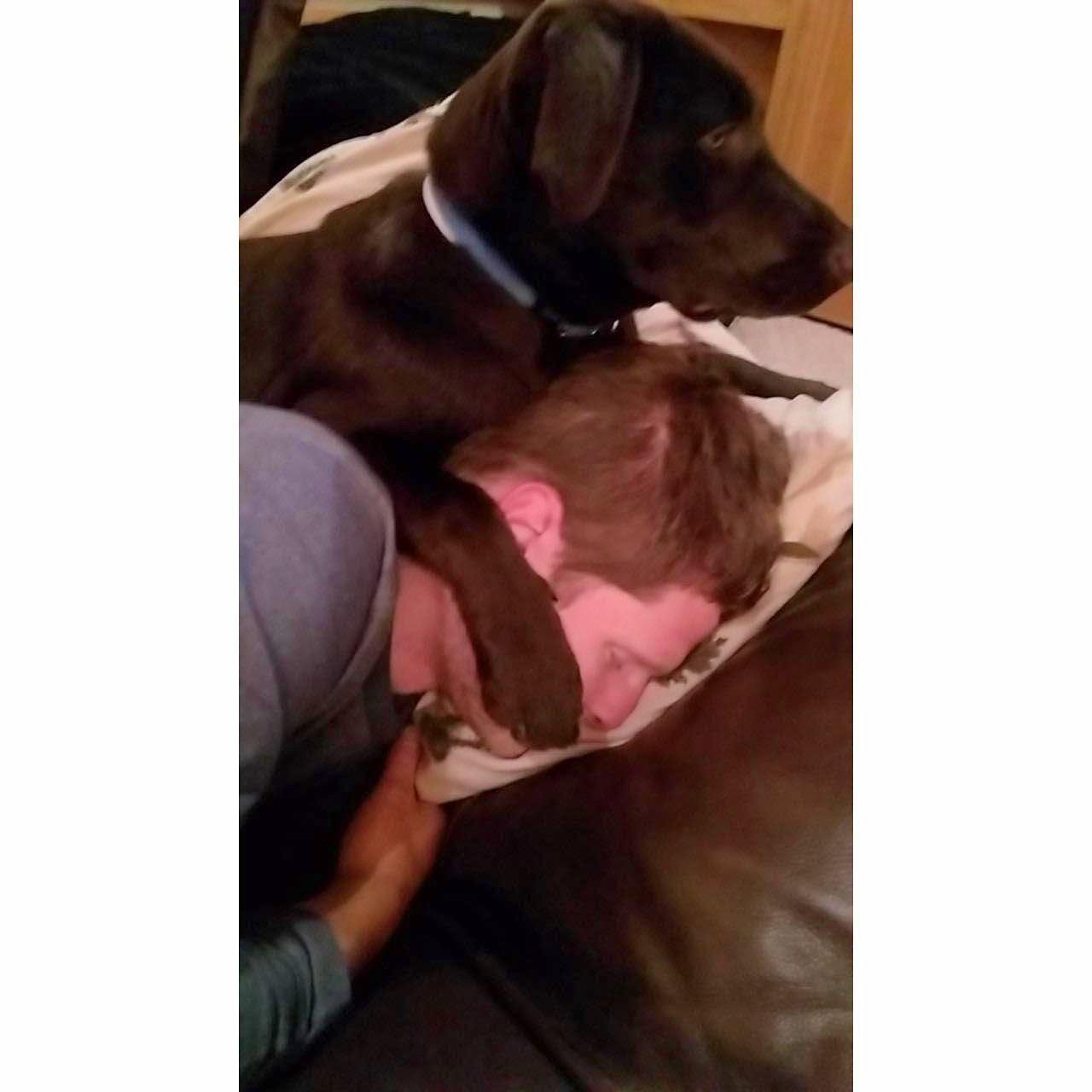 We said she was a Daddy's girl. 