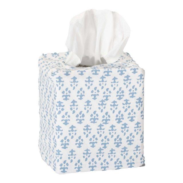 Batik Tissue Box Cover Blue