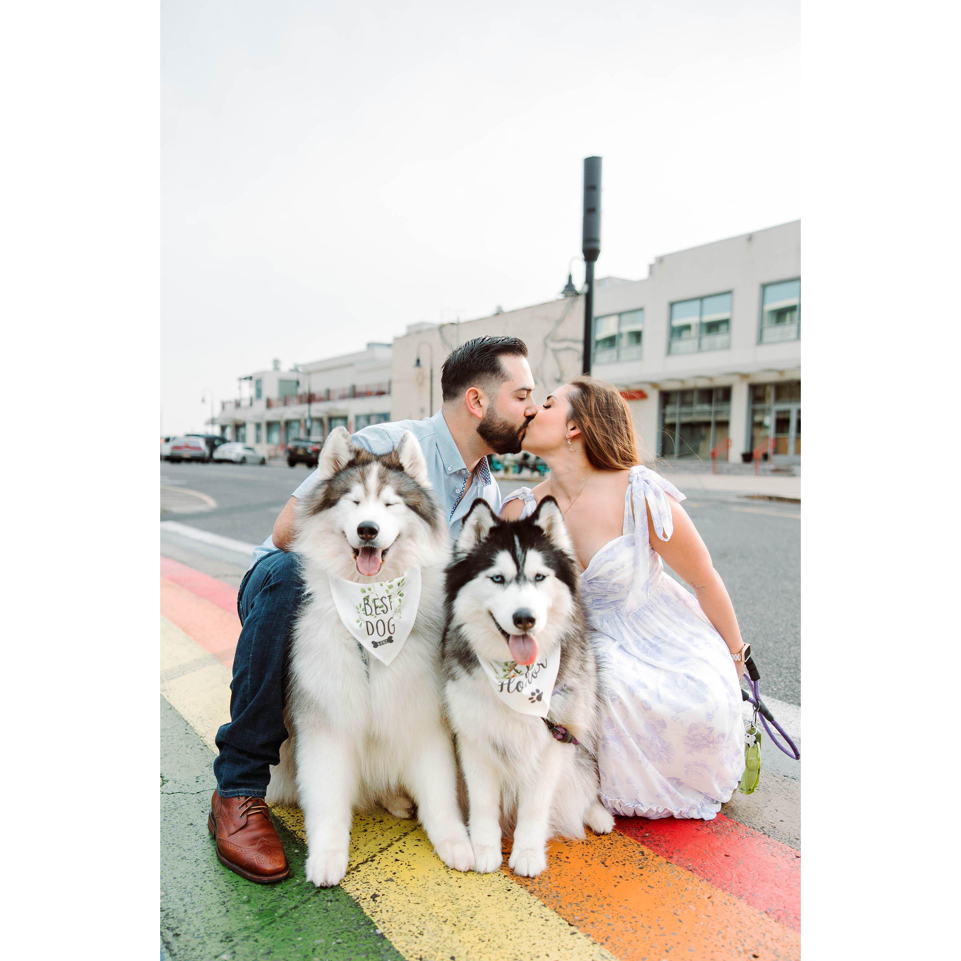 Our favorite engagement shoot picture!