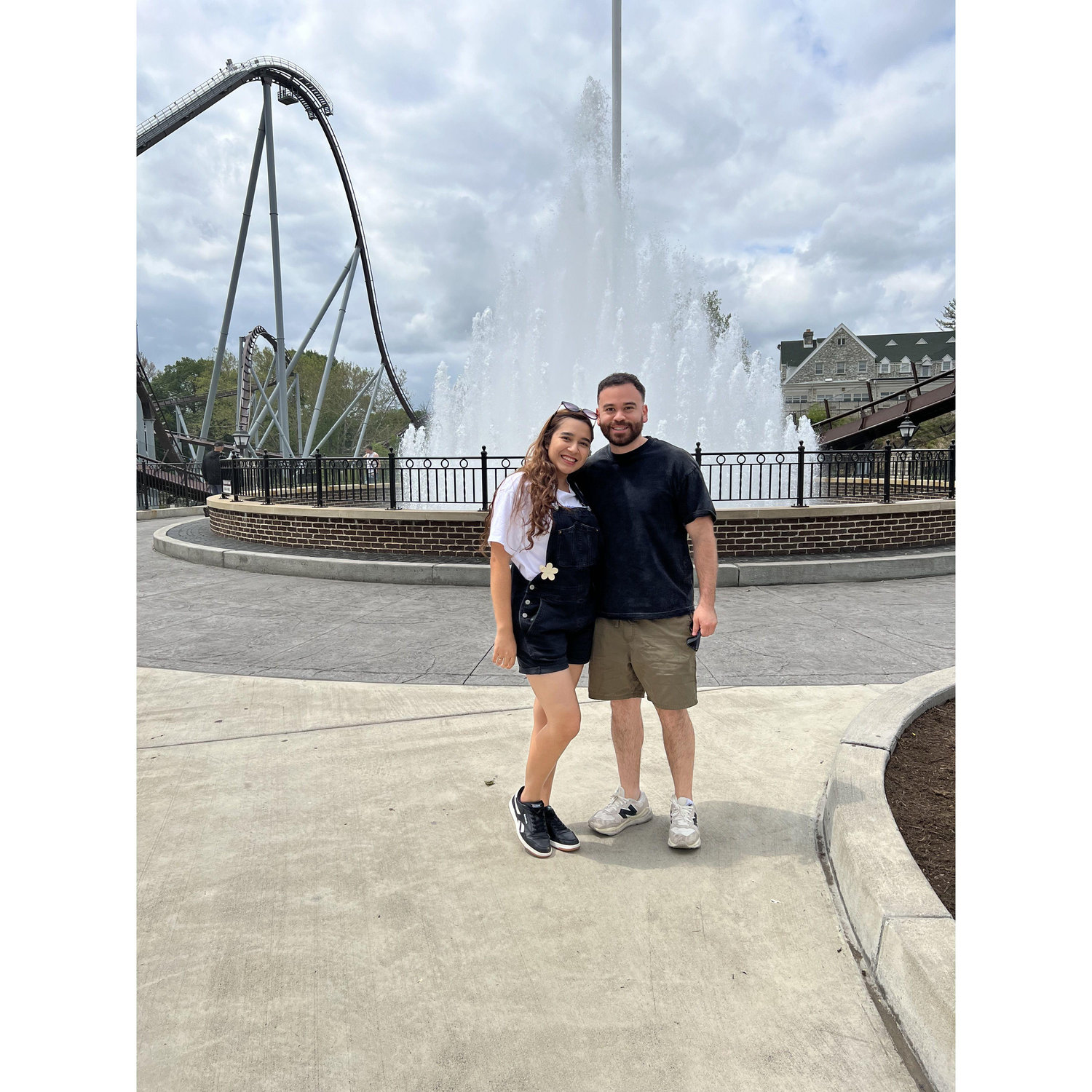 Not even the scary rollercoasters could stop us from smiling. May 19th 2023