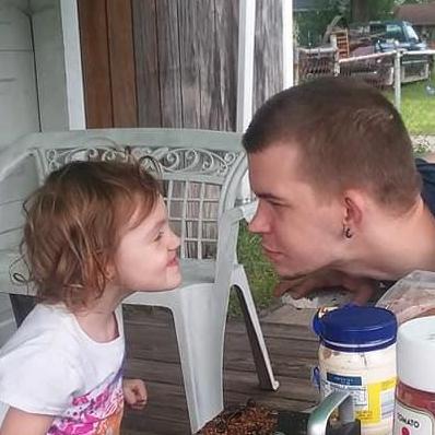 Spending time with our niece Angel!