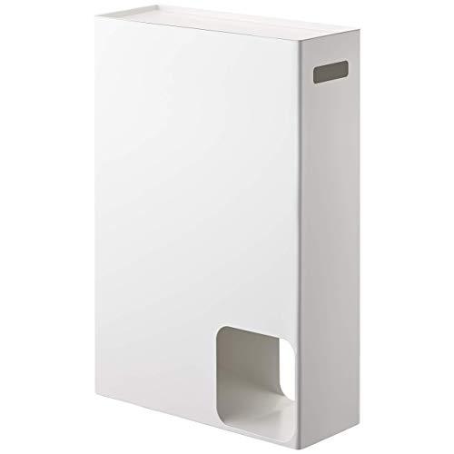 YAMAZAKI home Plate Toilet Paper Stocker – Bathroom Storage Organizer Dispenser