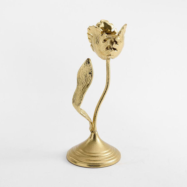Monique Lhullier Tulip Taper Holder, Large, Brass