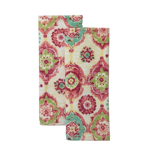 Fiesta Ava Kitchen Towel, Multicolored, 2-Pack