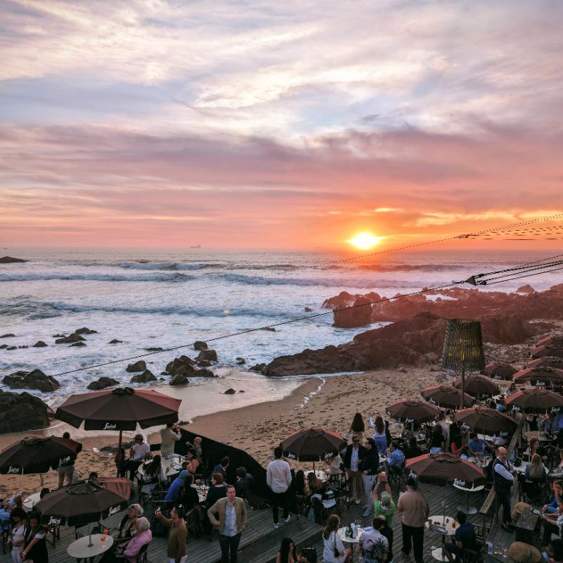 Where we got engaged in Porto, Portugal!