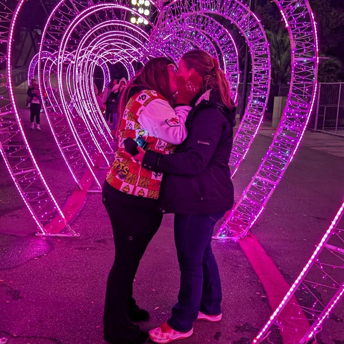 Our first photo as an engaged couple!