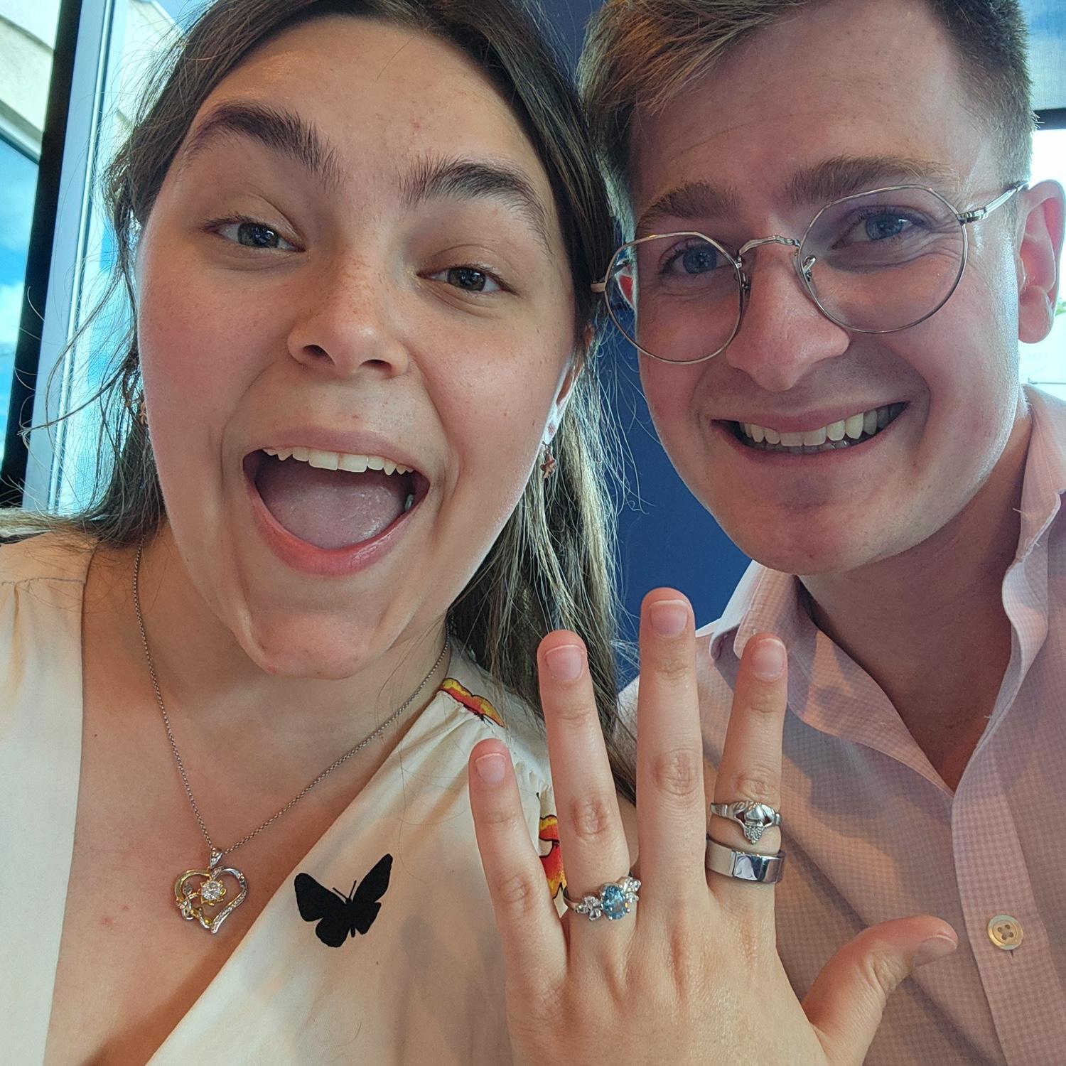 Our engagement day!