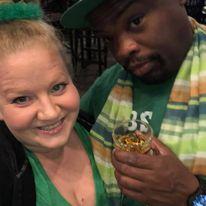 Our first St. Patty's Day together-