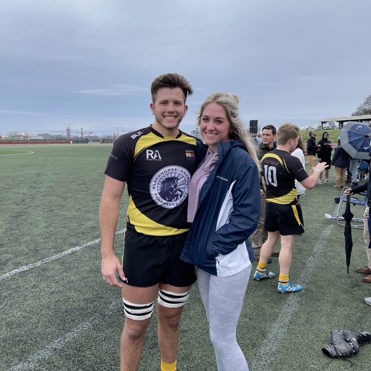 Sydney's first time watching Rugby
