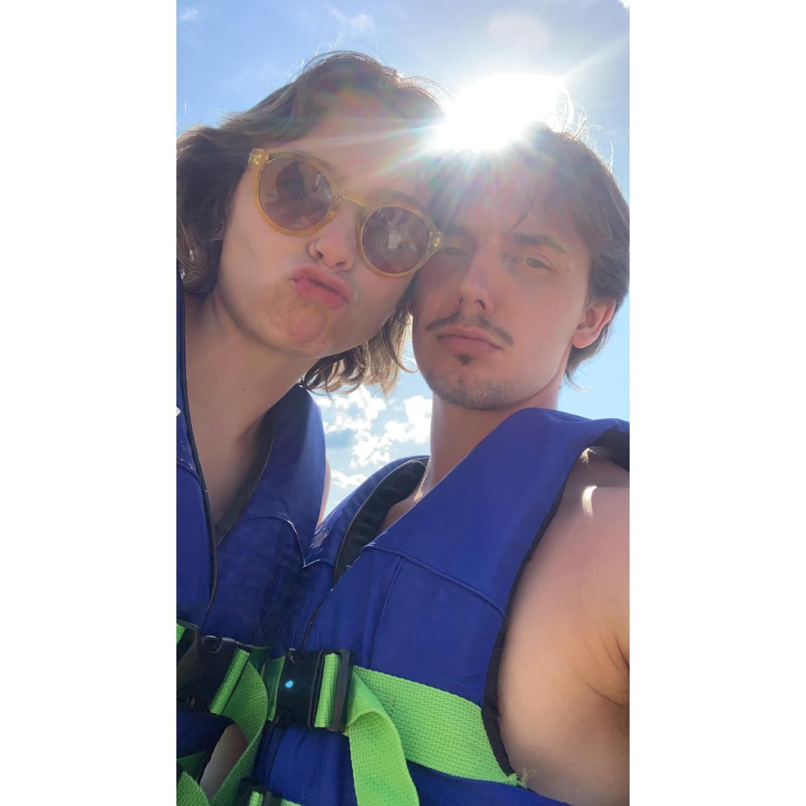 We were ready to film an audition to "Wipe Out"