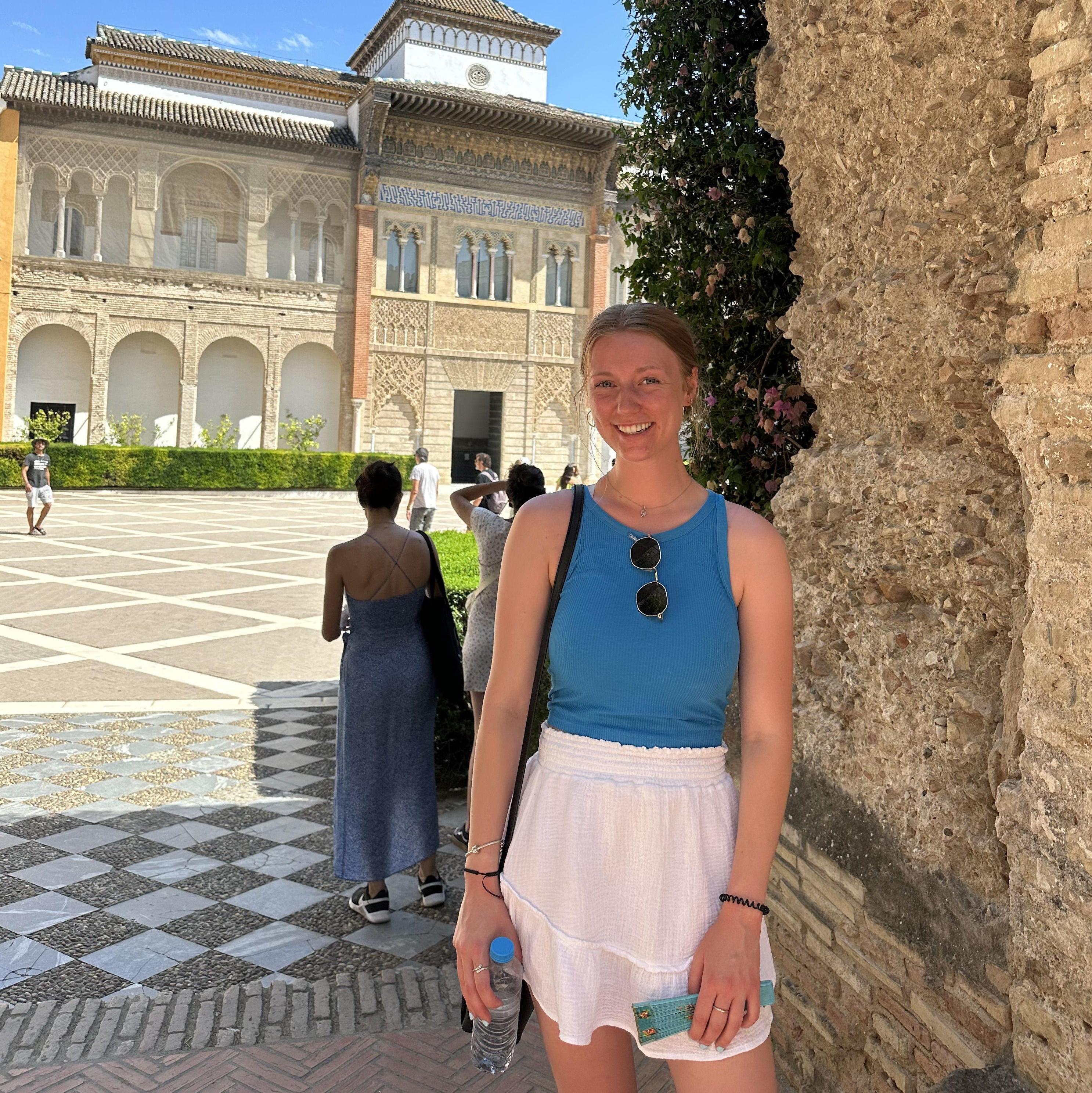 Emily studied abroad in Spain