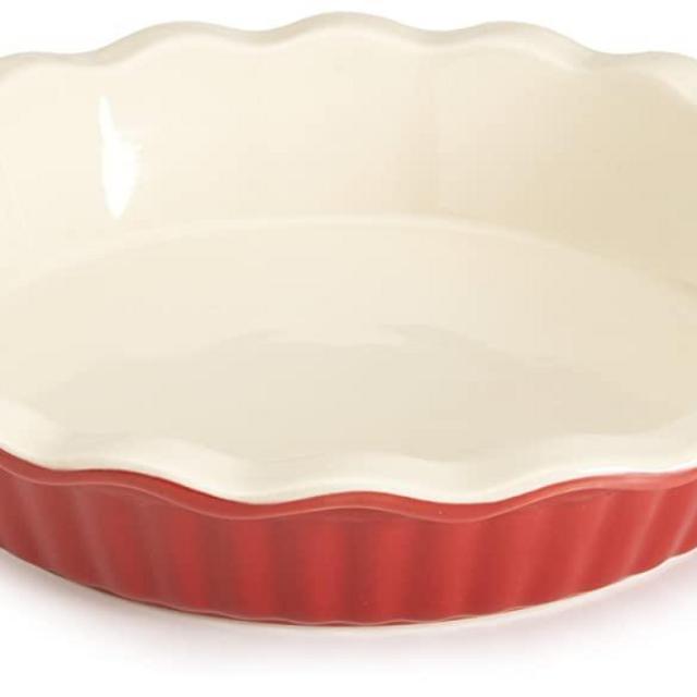 Good Cook Bradshaw International 9′ RED Ceram Pie Plate