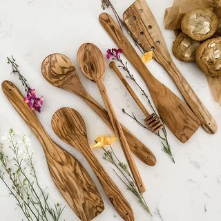 Toscana 7-Piece Olive Wood Utensil Set