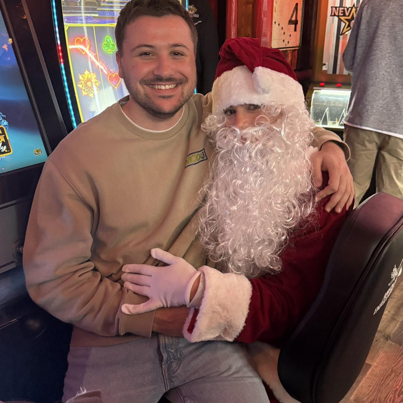 12/7/24 - Jared & "Santa"