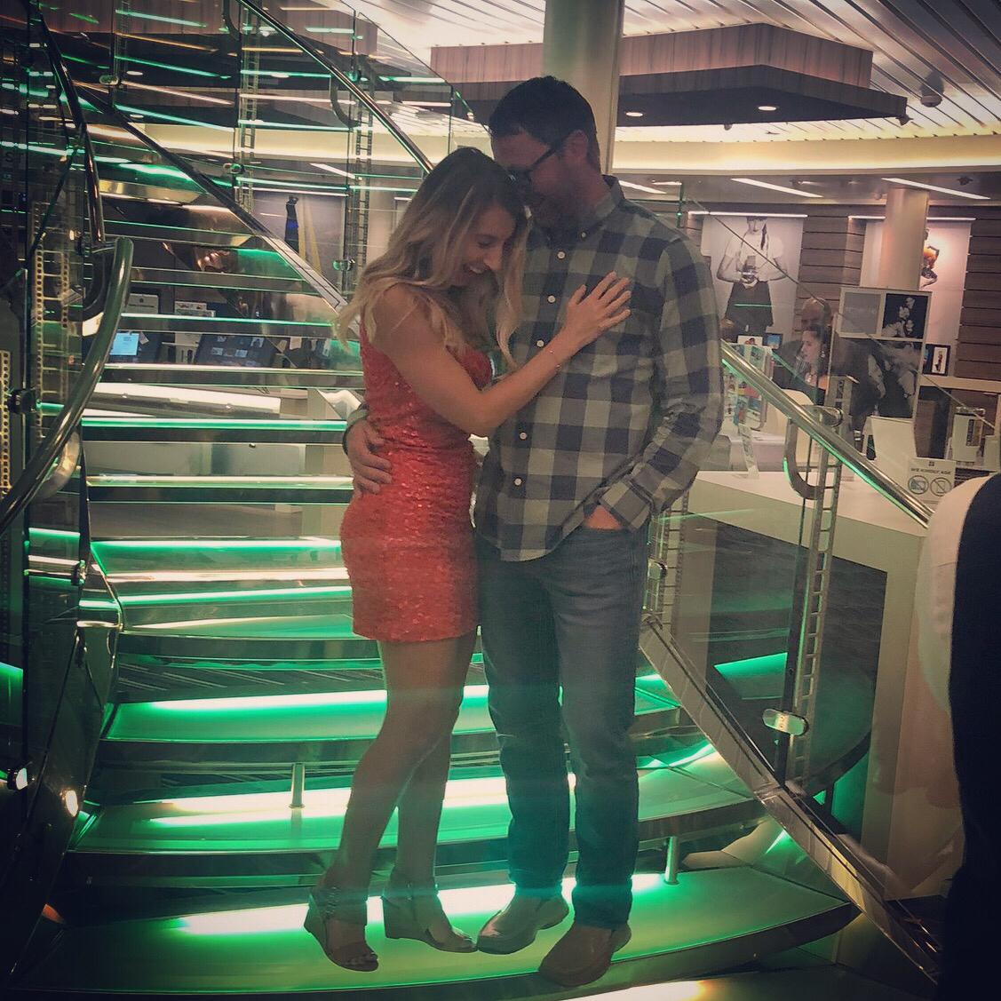 Cruise ship photo.  Just like being back at prom with the posing.  We could not stop laughing.