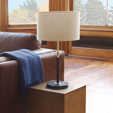Telescoping Table Lamp - Black