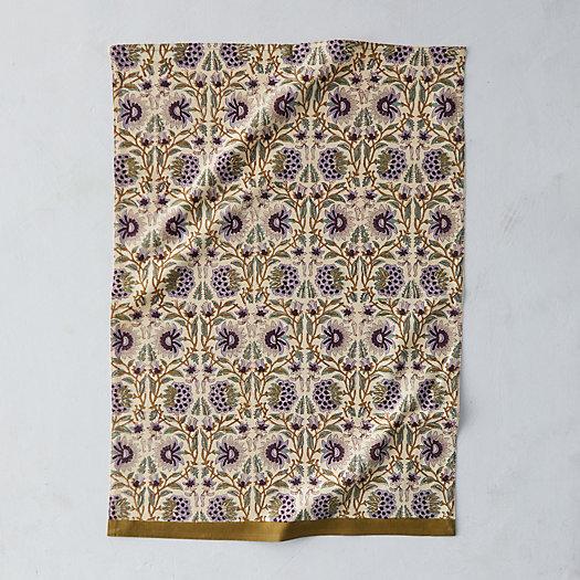 Topaz Flower Tea Towel