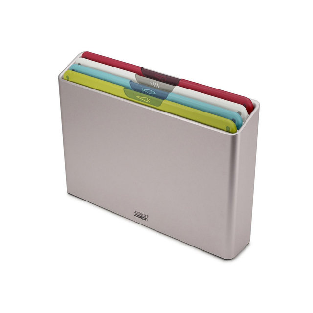Joseph Joseph Folio Icon 4-Piece Large Chopping Board Set with Storage Case