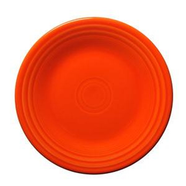 Classic Rim 9 Inch Luncheon Plate, Poppy