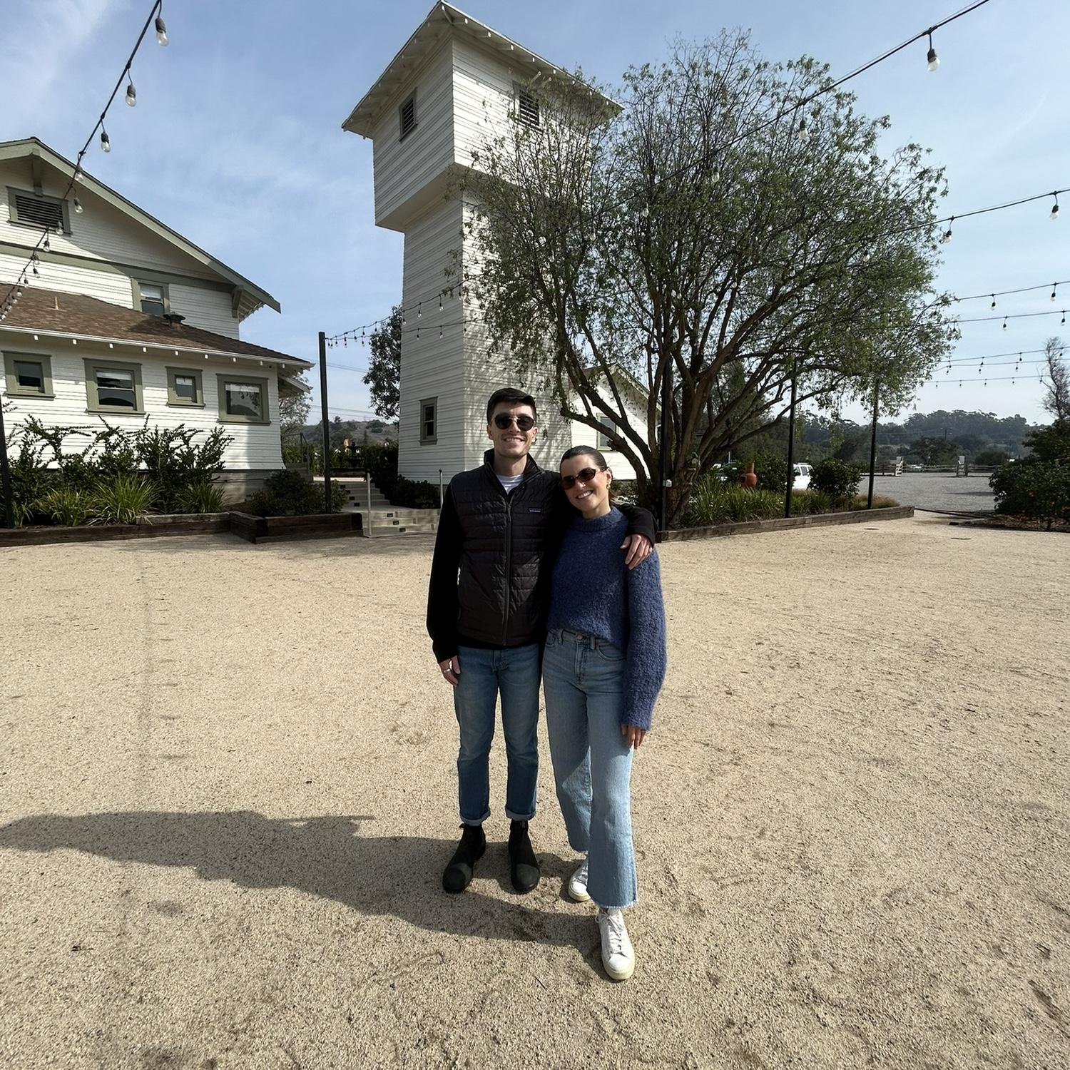 visiting our wedding venue!