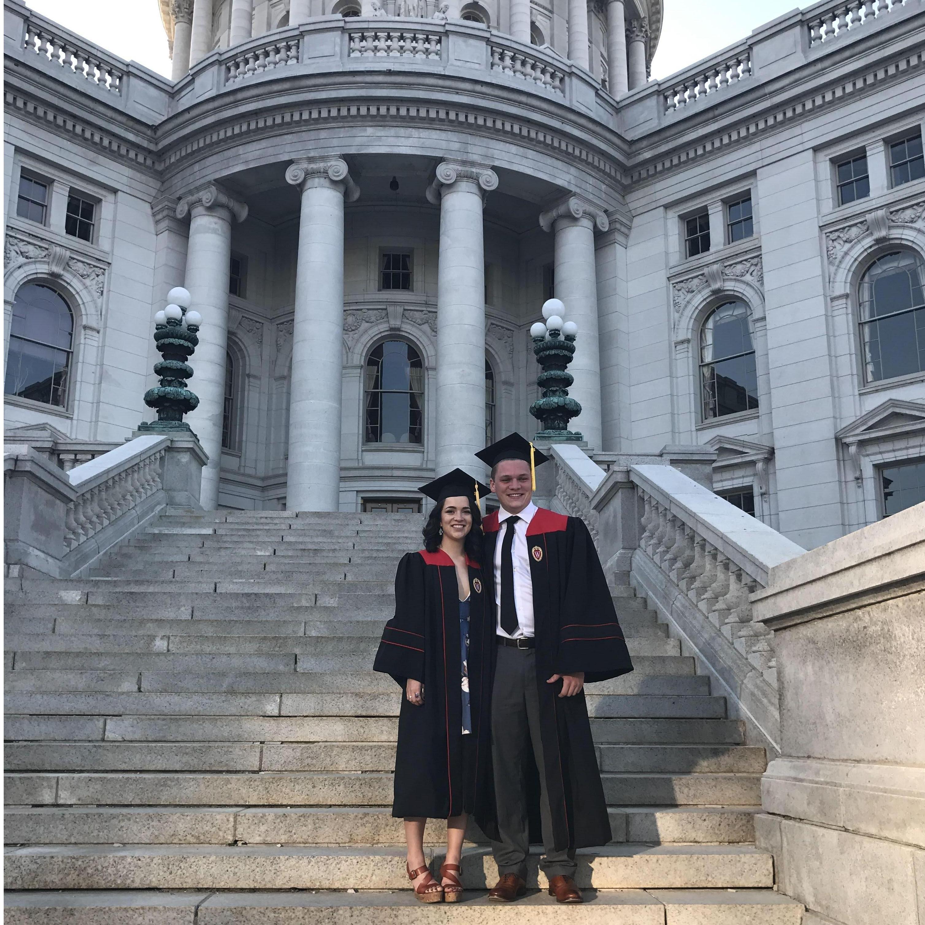 Graduation from the University of Wisconsin
