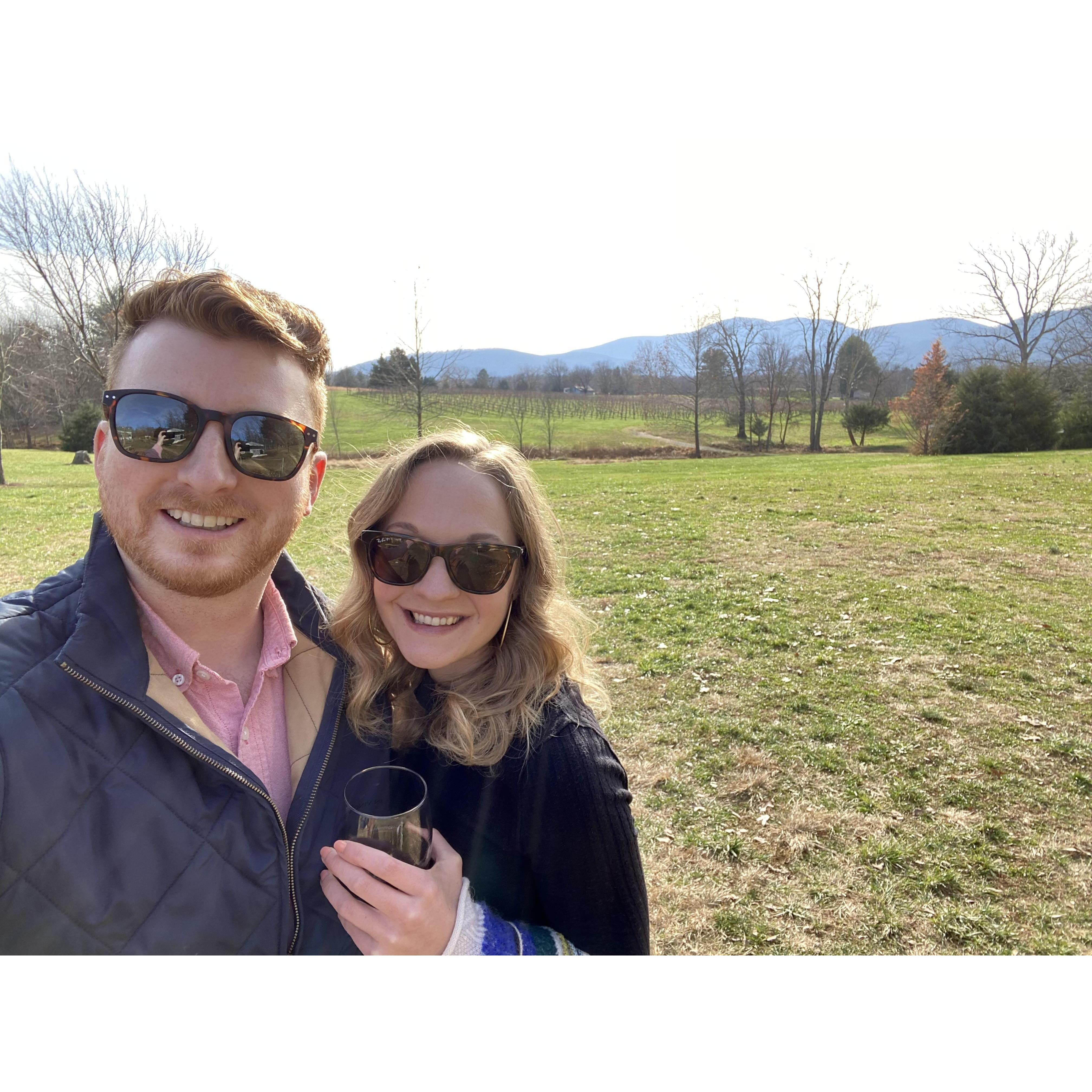 Wine tasting in Charlottesville