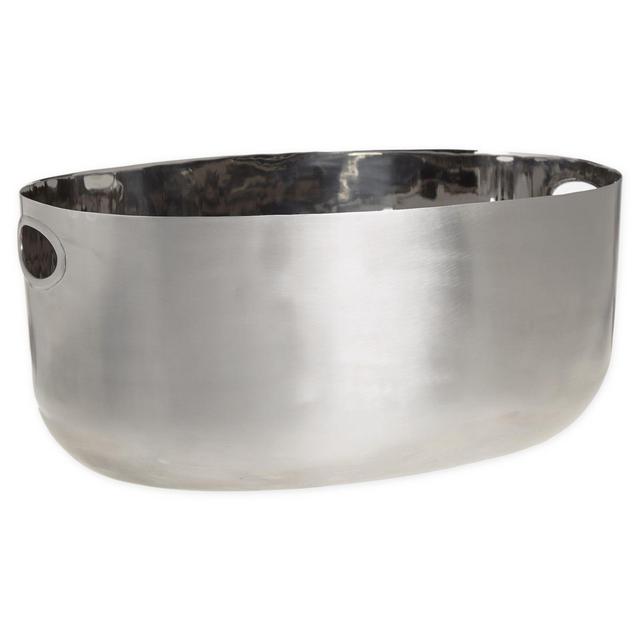 Our Table™ Preston 22 qt. Stainless Steel Beverage Tub in Matte Silver