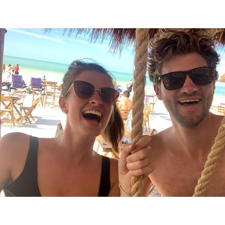 Beach bums in Isla Holbox