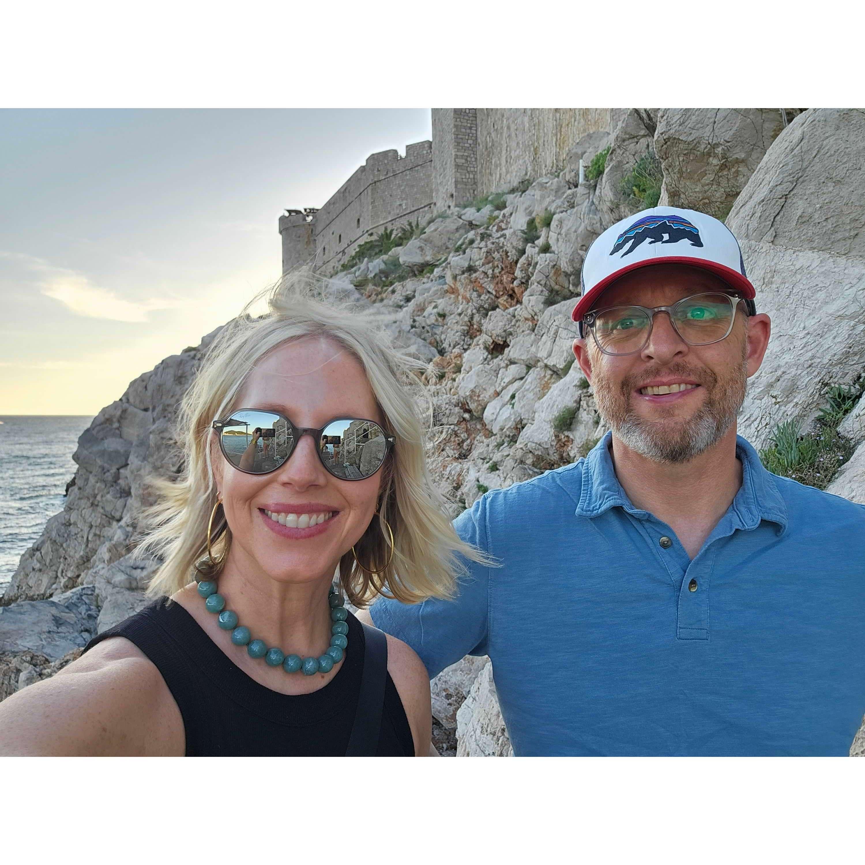 Outside of "The Wall" in Dubrovnik, Croatia - June 2024