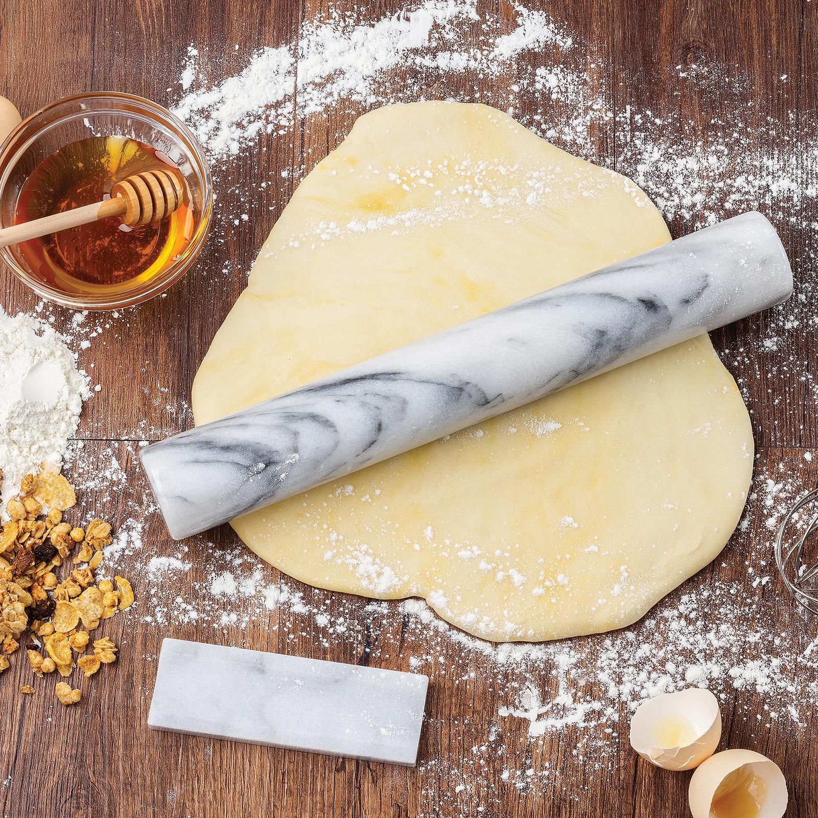 Fox Run Premium 3-Piece White Marble Cheese Knife Set