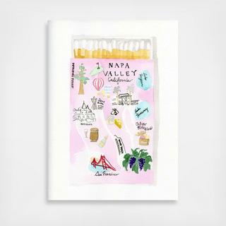 Napa Matchbook Print