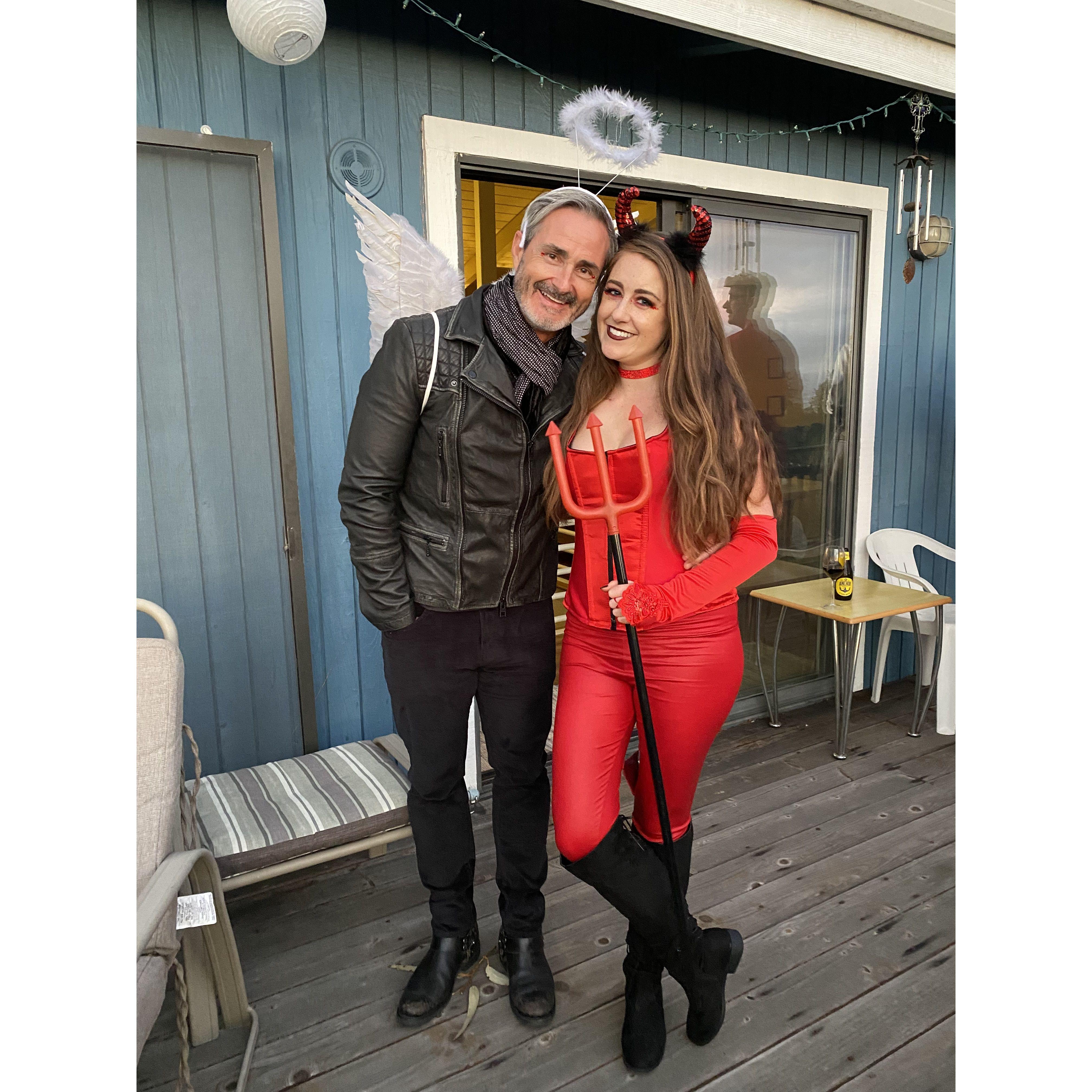 The promised pic of Robert with a halo and wings!
