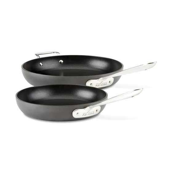HA1 Hard Anodized Nonstick Cookware Set, 2 piece Fry Pan Set, 10 & 12 inch