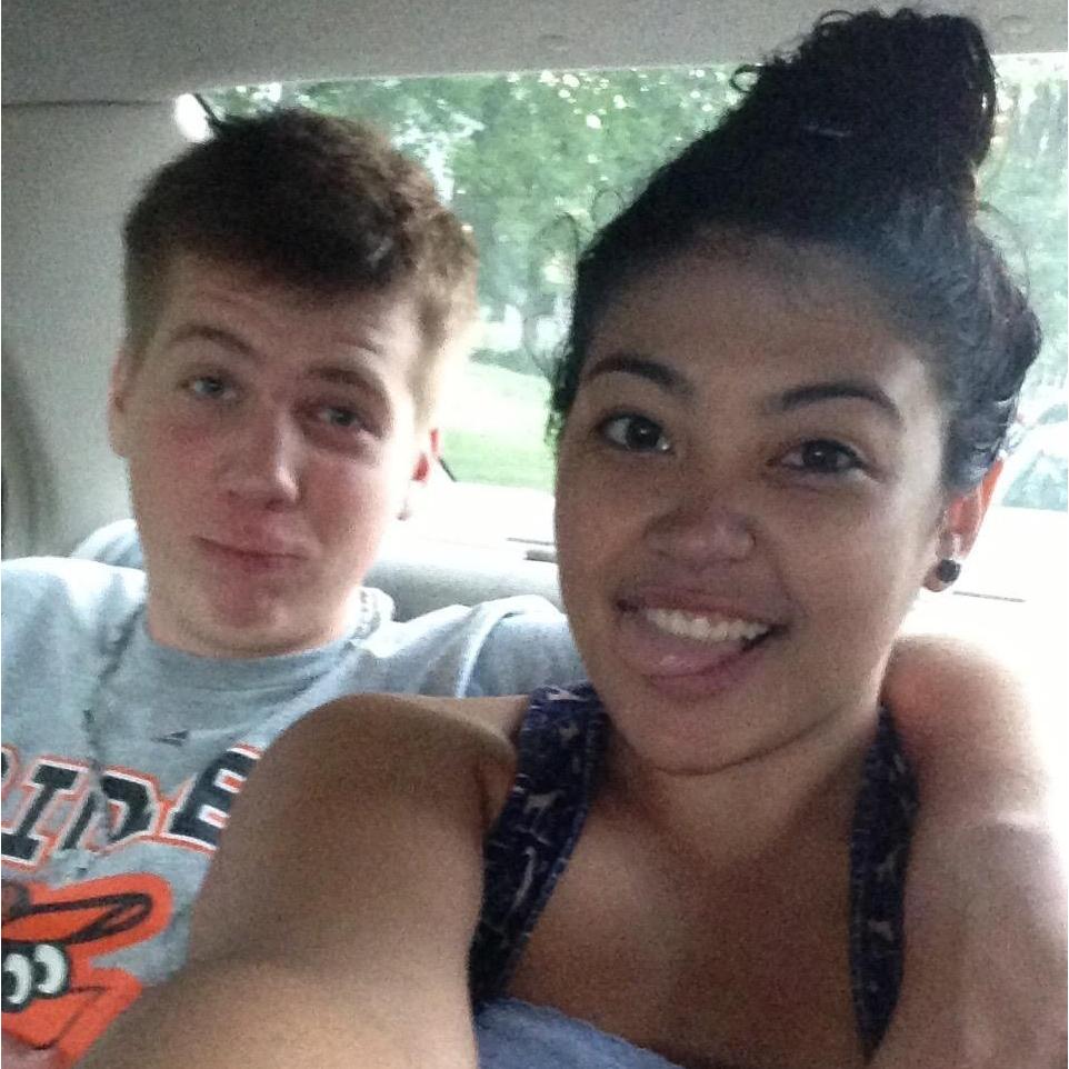 Our first picture together in July 2013.