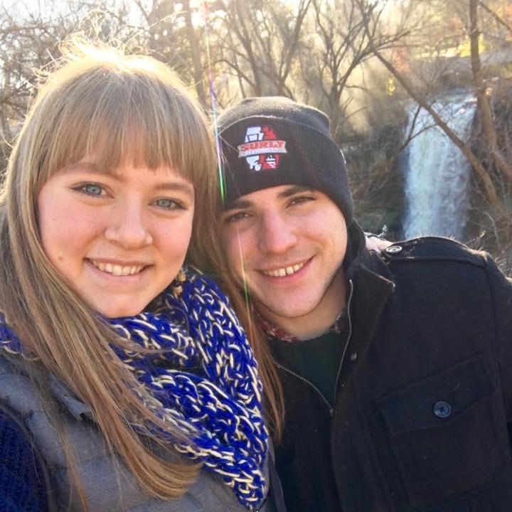 Sought out a waterfall outside Minneapolis during a winter weekend getaway.
