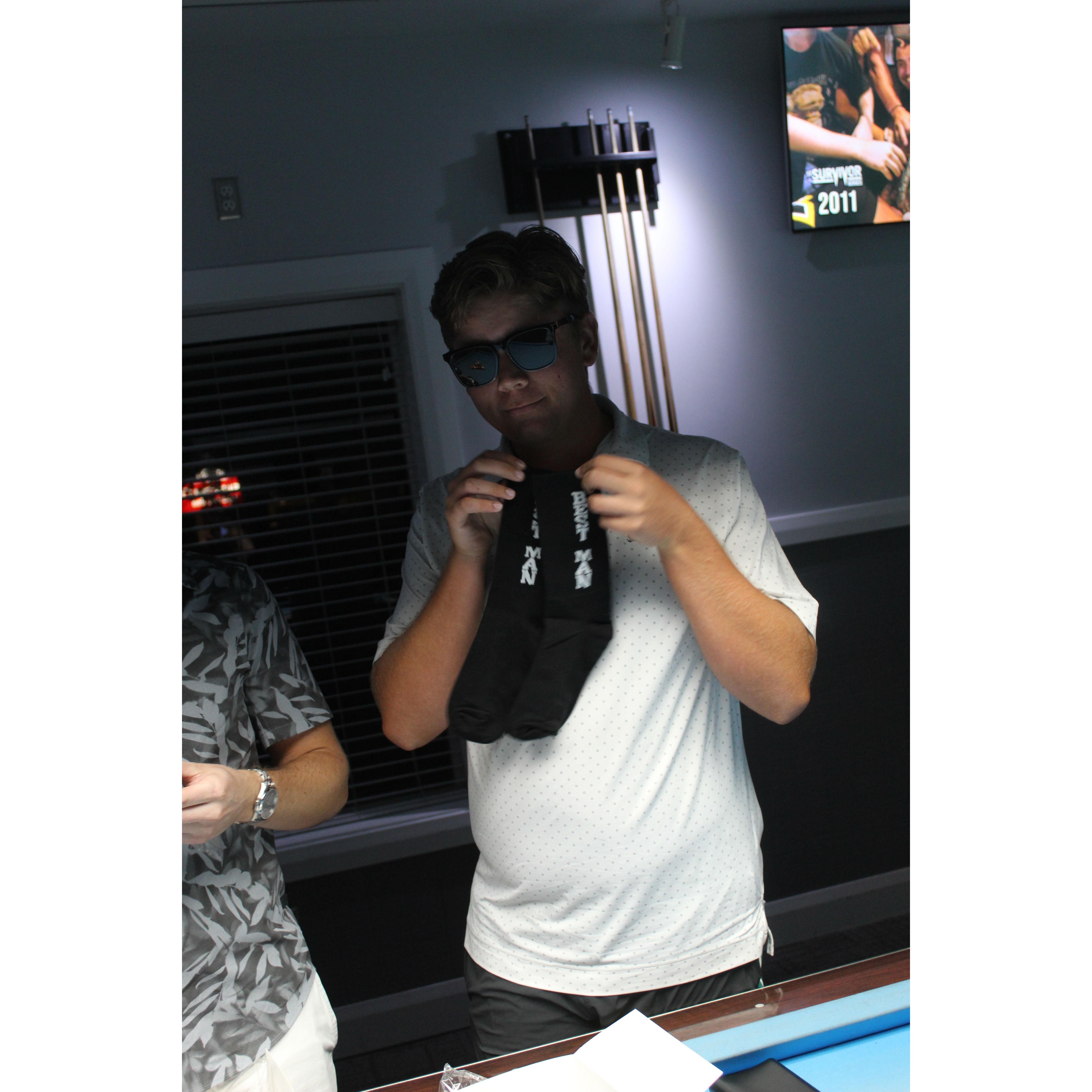 Skylar Wahl Best Man