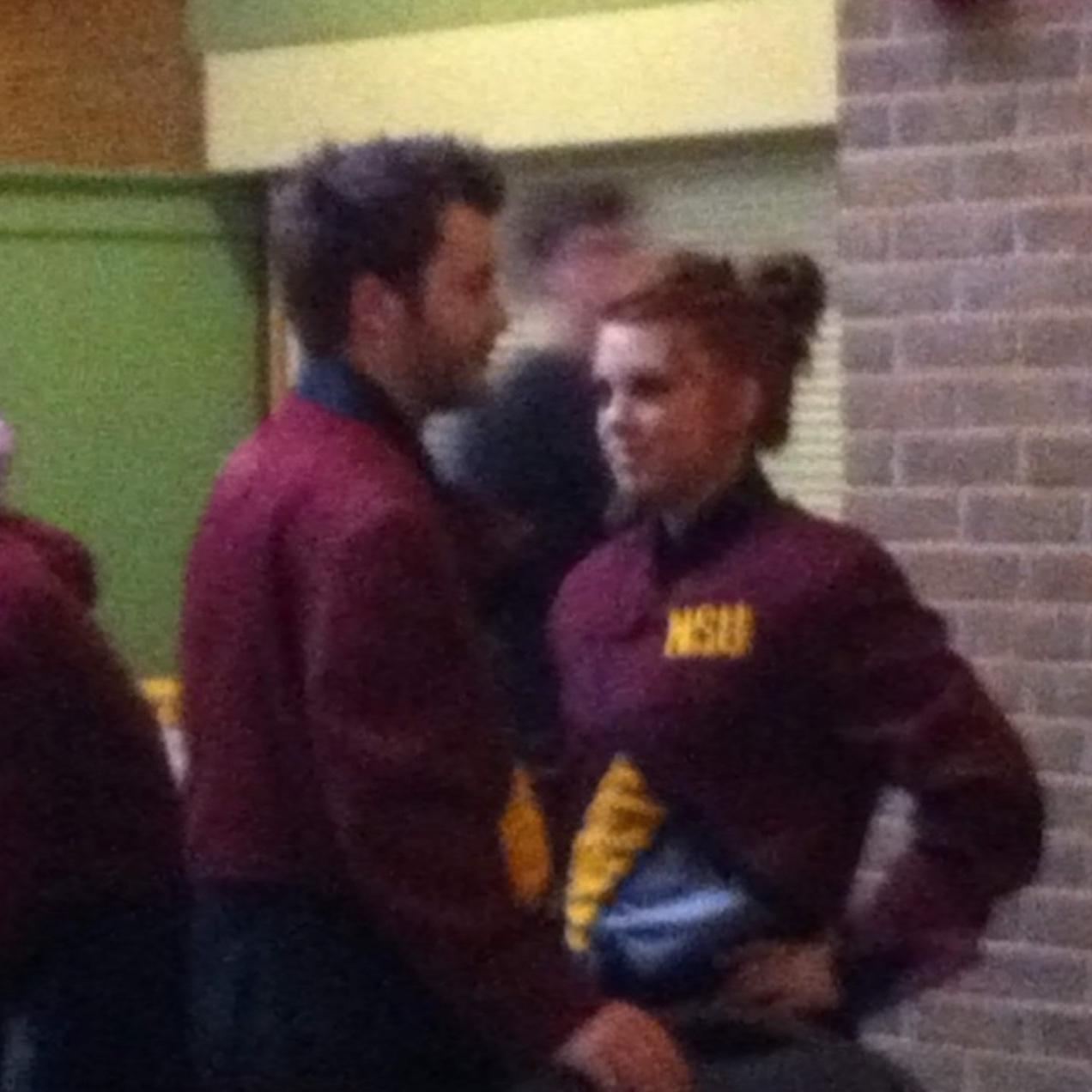 Just a couple of band nerds.