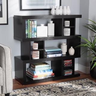 Dora Modern 3-Tier Geometric Bookshelf