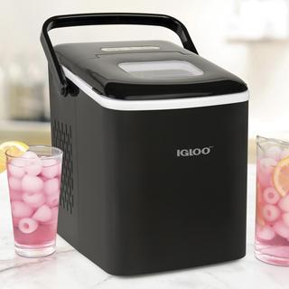 Automatic Self-Cleaning Portable Countertop Ice Maker with Handle