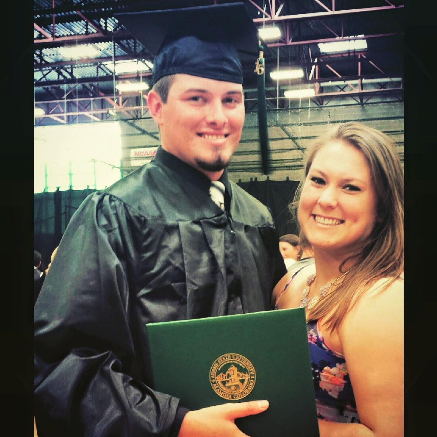 Surprising him for his Graduation