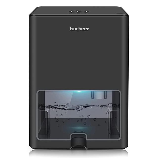 Gocheer 4000ml(128oz) Dehumidifier, Upgraded 5300 Cubic Feet (510 Sq.ft ) Dehumidifiers for Home Portable Ultra Quiet Small Dehumidifier with Auto-Off for Basement Bedroom Bathroom Closet Wardrobe