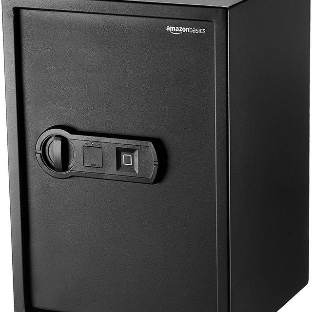 AmazonBasics Biometric Fingerprint Safe - 1.8-Cubic Feet