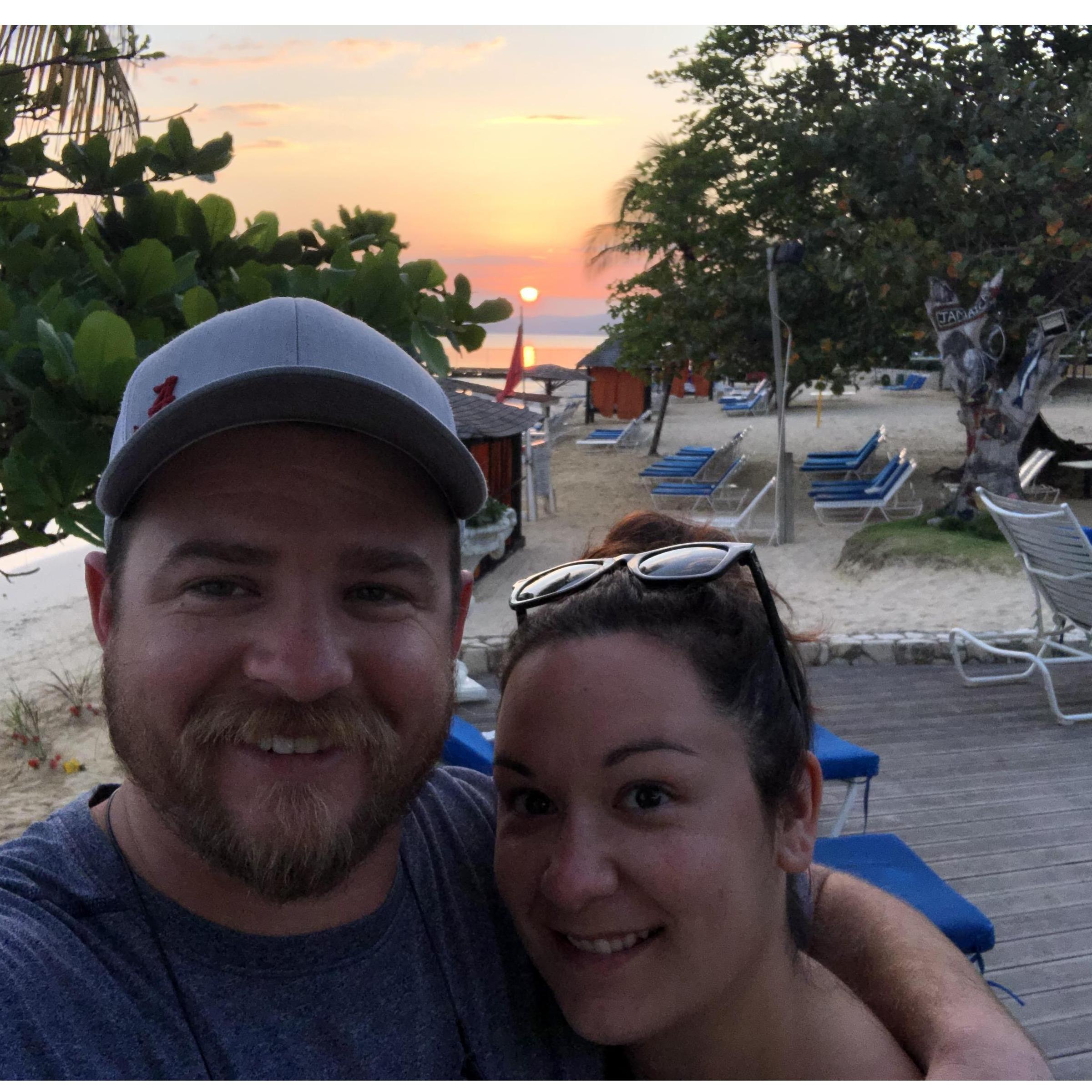 Our last sunrise in Jamaica