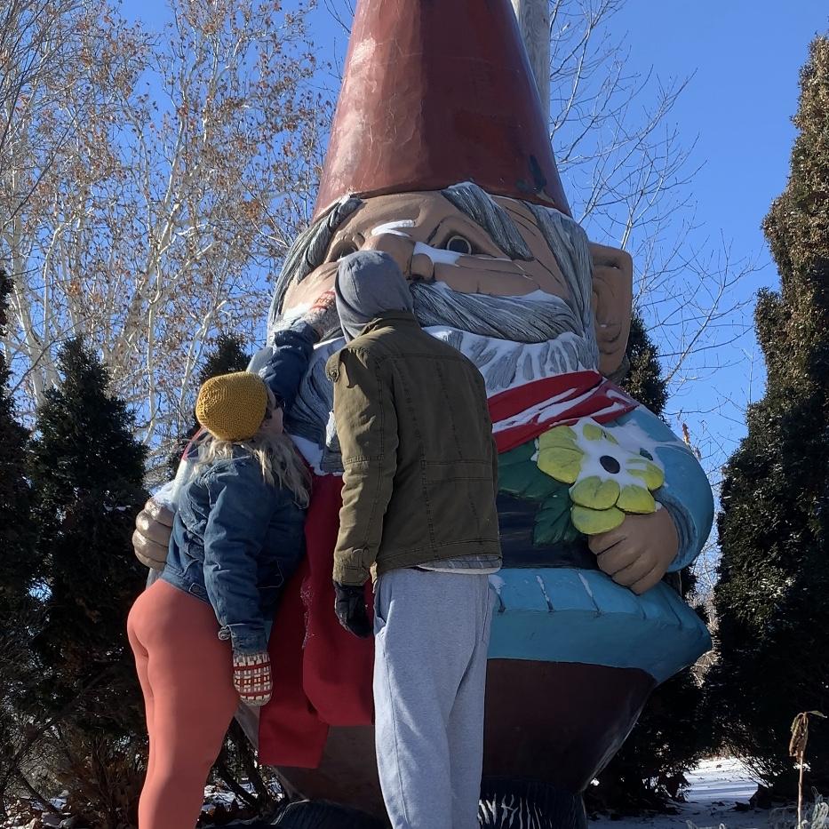Worlds largest concrete gnome- initial inspiration for gnome atterwhat