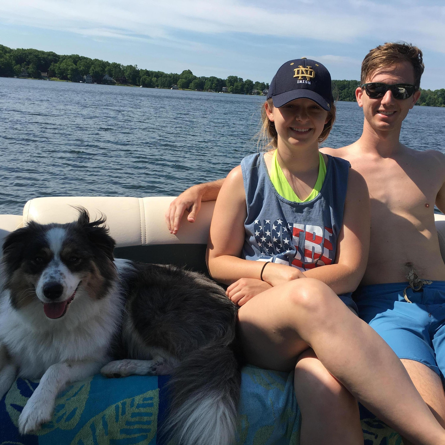 Hanging out on Crystal Lake (MI) - Summer 2016