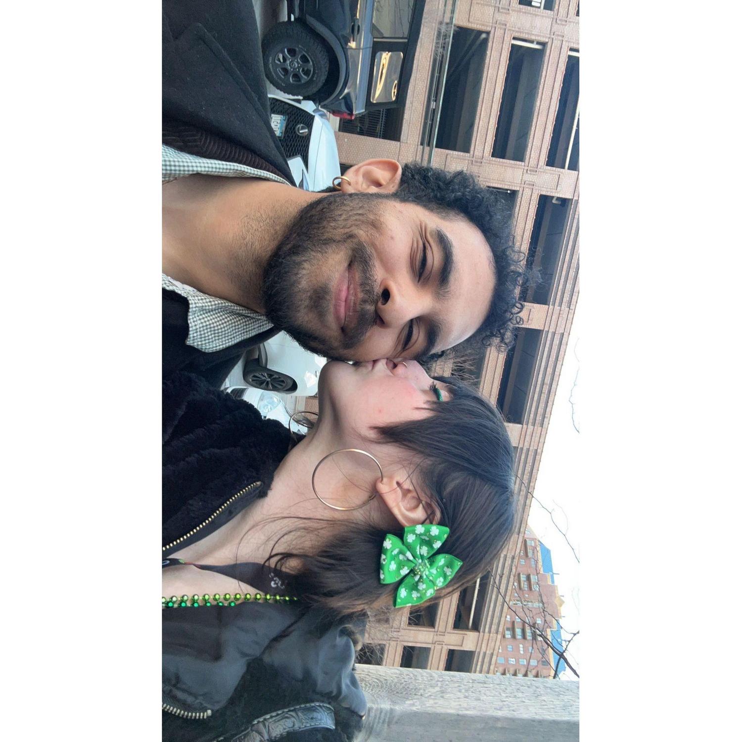 St. Patty's bar crawl in downtown Des Moines, IA 3/16/2024