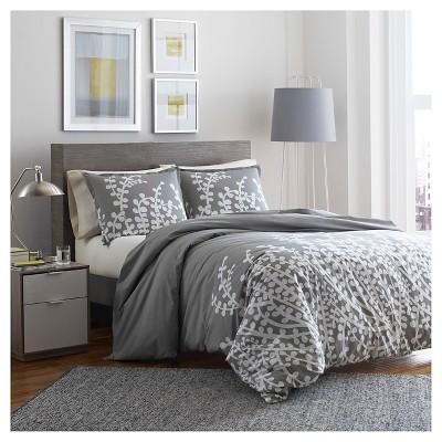 from Target - Branches Duvet Cover Set Full/Queen Gray